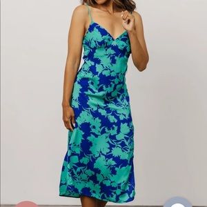 Lace up strap dress